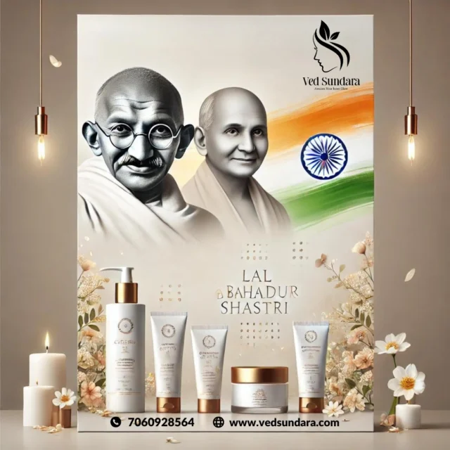 Happy Gandhi Jayanti and Lal Bahadur Shastri Jayanti!!
Celebrating the spirit of peace and perseverance this Gandhi Jayanti and Lal Bahadur Shastri Jayanti. 
Call Now-7060928564 for more info -www.vedsundara.com 
#AgingGracefully #GlowFromWithin #NaturalBeauty #GandhiJayanti #LalBahadurShastri 
#vedsundara #NaturalBeauty #detoxifyyourbody #tomatoskincare #naturalbeautytips #tomatoskinbenifits #skincaretips #skincareroutine #skincaregoals #vitamincbenifits 
#healthyfood #healthylifestyle