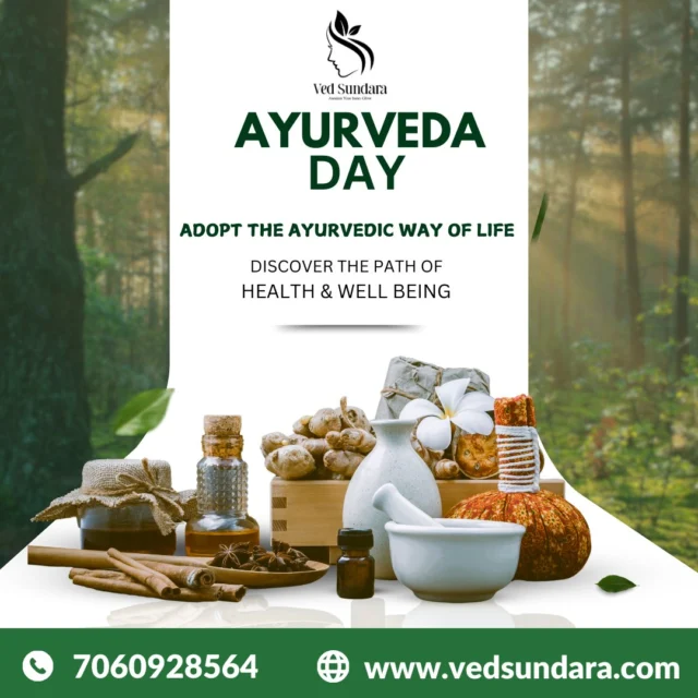 "Celebrating the 9th Ayurveda Day! 🌿✨ Embrace the ancient wisdom that brings harmony to mind, body, and soul. Ayurveda is more than healing; it's a lifestyle that reconnects us to nature's own remedies. Let's honor this timeless tradition that guides us towards holistic wellness and natural beauty.

Happy Ayurveda Day from Ved Sundara! 💚 #AyurvedaDay #HolisticHealing #vedsundarabeauty #festivaloffers #pigmentation #Skincare #acnetreatment #ayurvediclifestyle #skincareconsultant #skincareconsultant #skinwhitening #acnetreatment