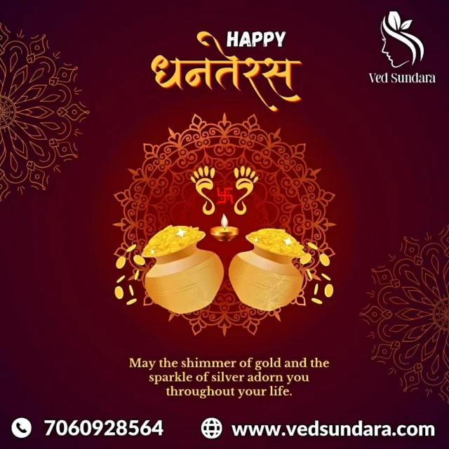 May this Dhanteras bring prosperity, health, and radiant beauty to your life! ✨ Embrace the wealth of wellness and timeless glow with Ved Sundara's Ayurvedic skincare. Here’s to a festive season of health, happiness, and natural beauty. Happy Dhanteras! 💛🌿

#HappyDhanteras #VedSundara #AyurvedaBeauty #FestivalOfProsperity #Dhanteras #ayurvedicmedicine #festival #glowingskinisalwaysin #dhanteraswishes #dhanteraspooja