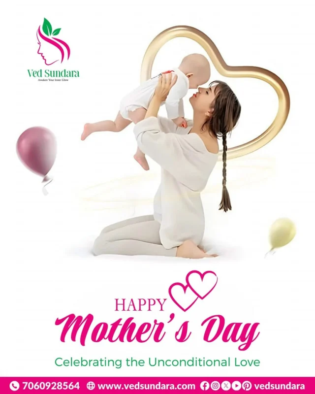 The purest glow comes from a mother’s love — unconditional, timeless, and forever beautiful.
Ved Sundara celebrates the spirit of every mom who nurtures with care and shines with love.
Happy Mother’s Day!

#HappyMothersDay #VedSundara #AwakenYourInnerGlow #UnconditionalLove #GlowOfMotherhood #MothersDay2025 #NaturalCareWithLove #CelebratingMoms #SkinCareWithHeart #MomInspiredBeauty